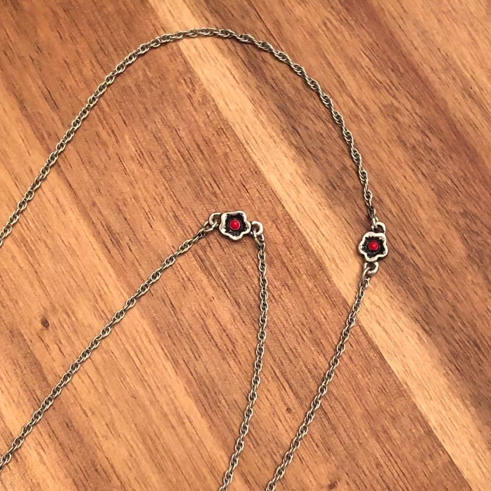 Lucky Brand | Hinged Owl Pendant Necklace | 24” Adjustable - Picture 3 of 4